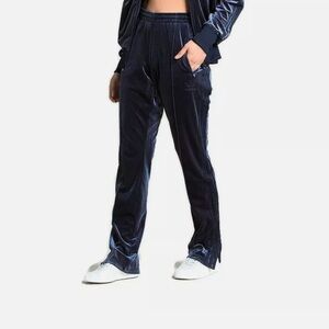 Adidas Blue Velour Track Pants